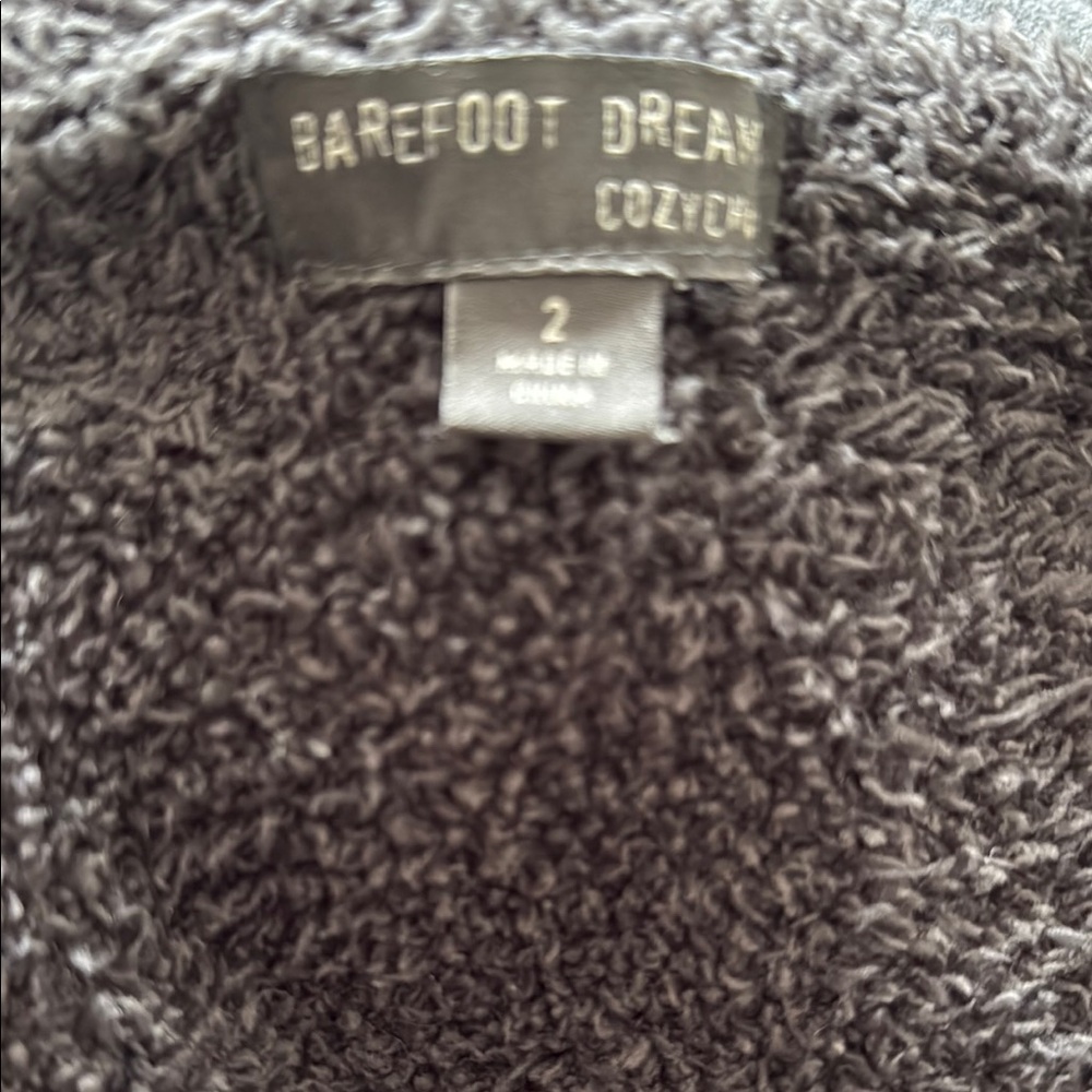 Cozy Gray Fleece Robe - Picture 4 of 4